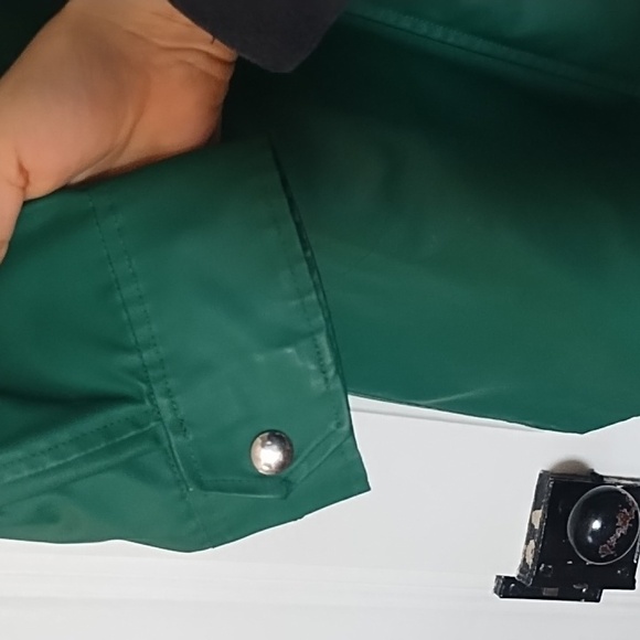 J.Crew Rain Anorak Windbreaker Hooded Hood Trench Coat Jacket  - Picture 6 of 8